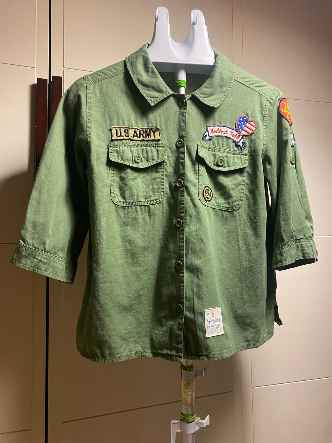 세브라디칼 카키 야상 셔츠 M 상품이미지9