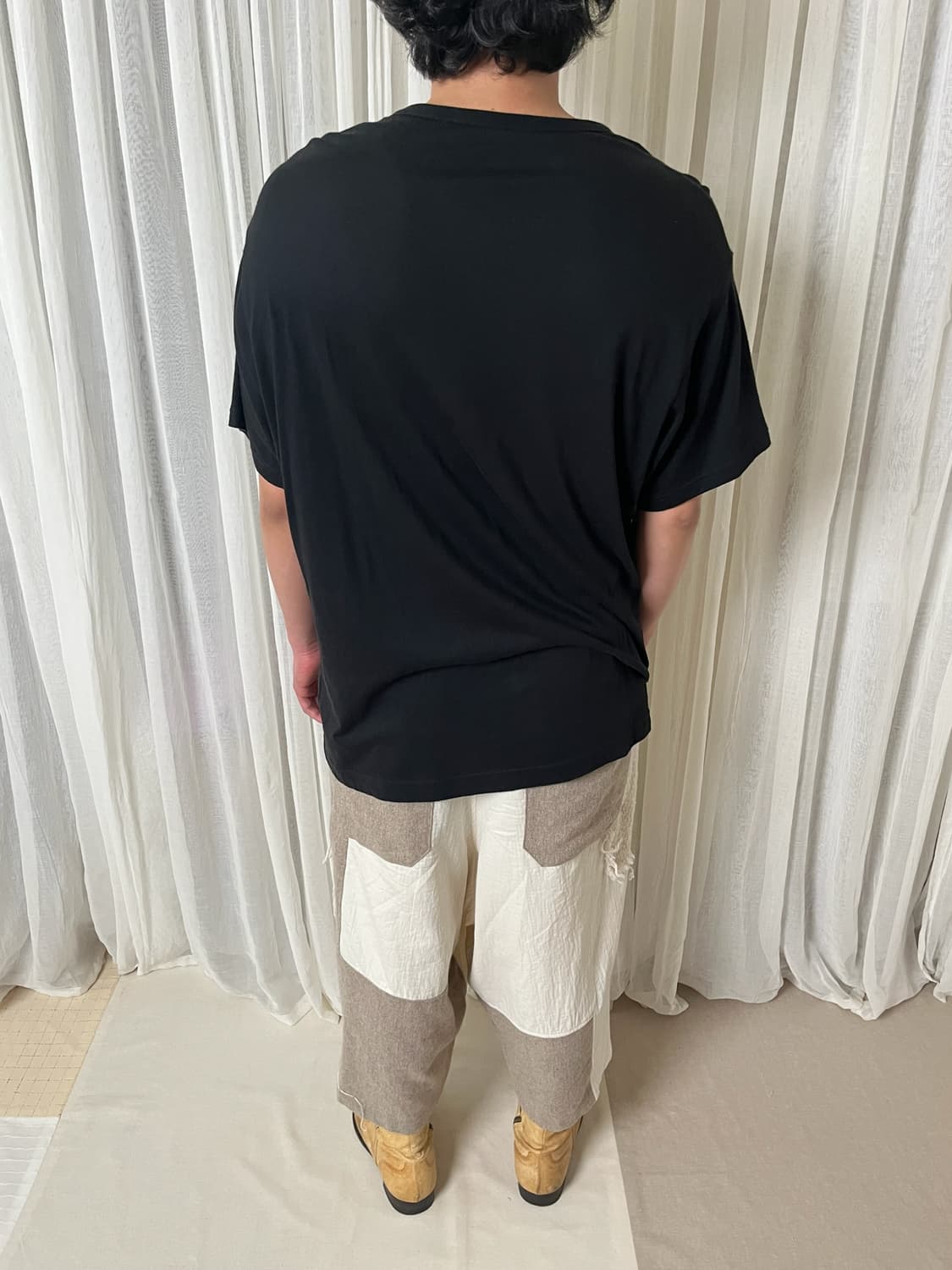 요지야마모토 ground y 비대칭 절개 티셔츠 yohji  상품이미지7