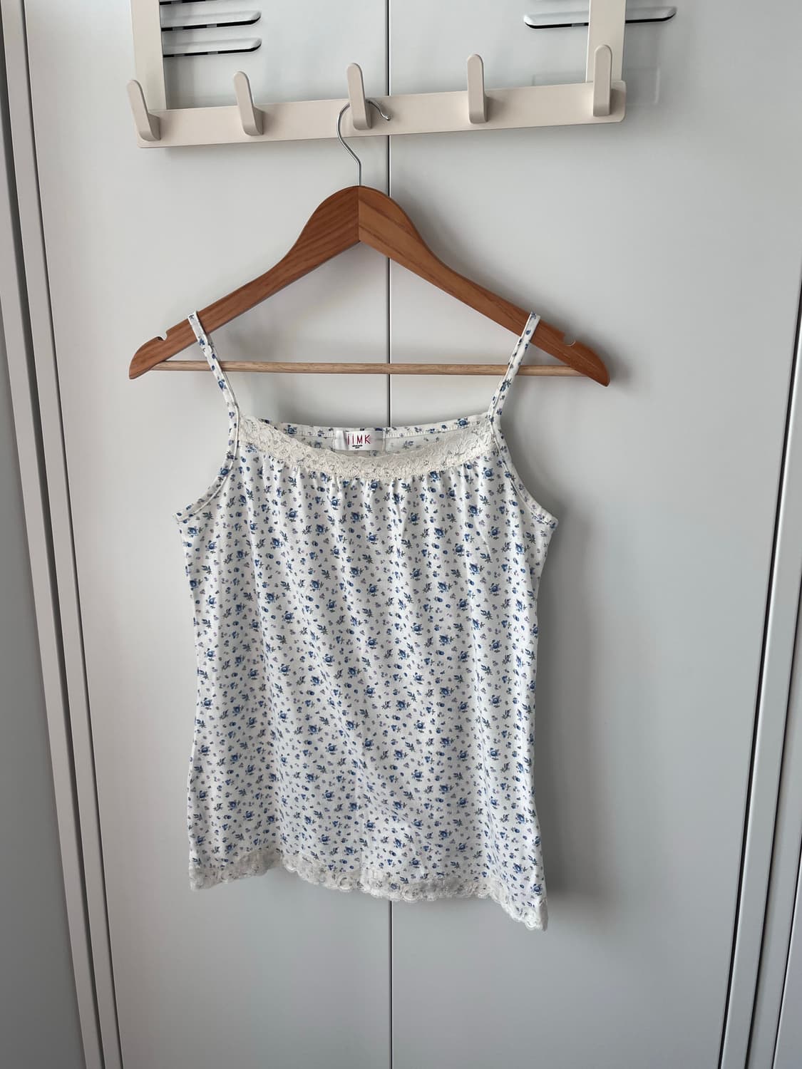 Iimk 레이스 잔꽃 패턴 슬리브리스 상품이미지8