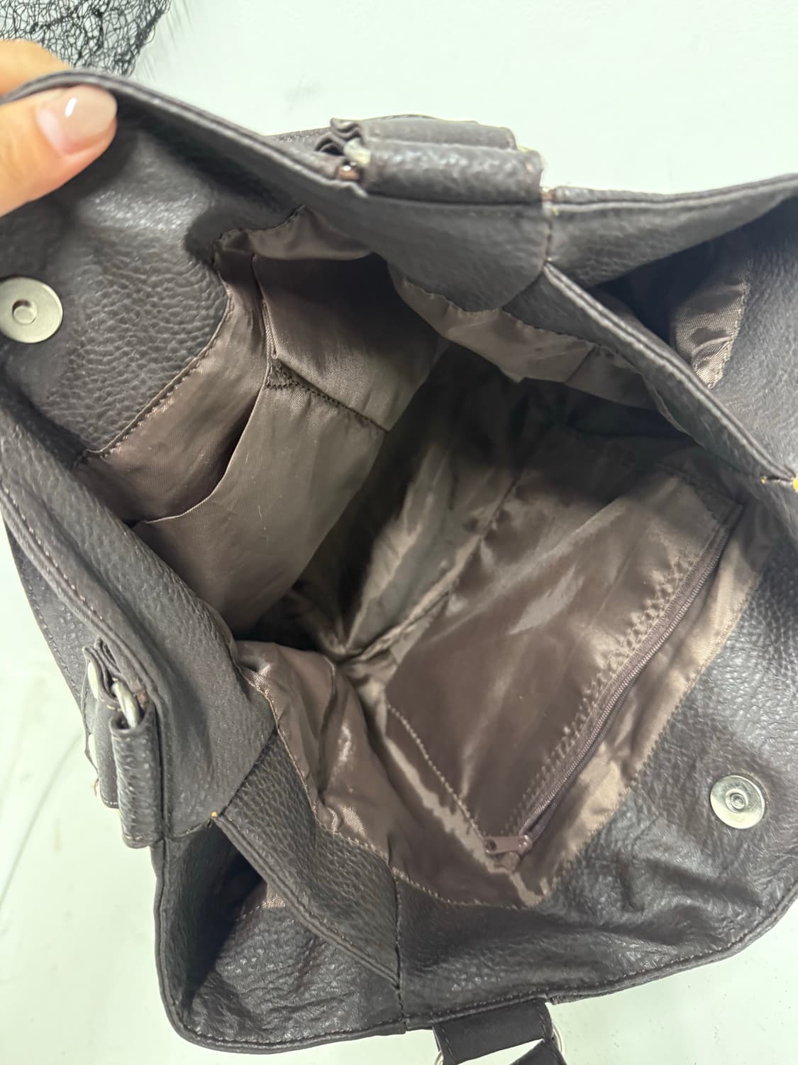 00s beads detail leather bag 상품이미지4