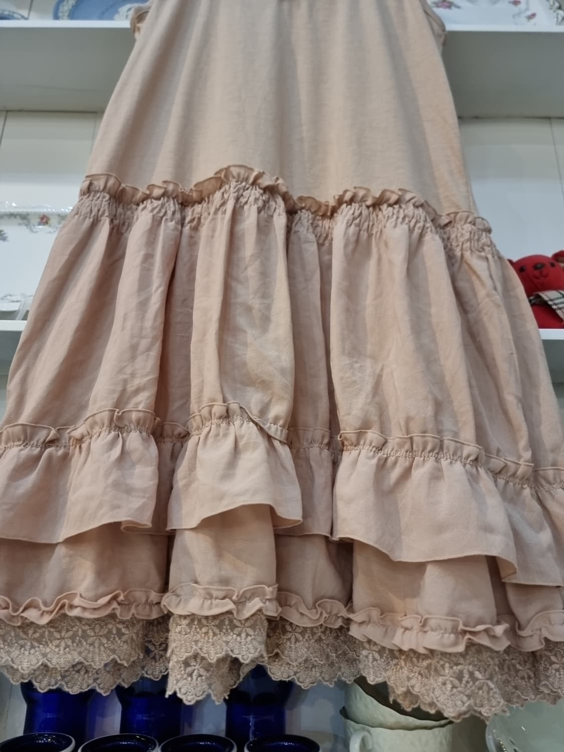 액시즈팜(Axes femme) 모카 레이스 프릴 원피스 상품이미지2