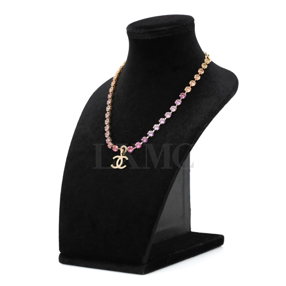 샤넬 초커 레인보우 라인스톤 목걸이 코코마크 네크리스 ABC311 상품이미지9