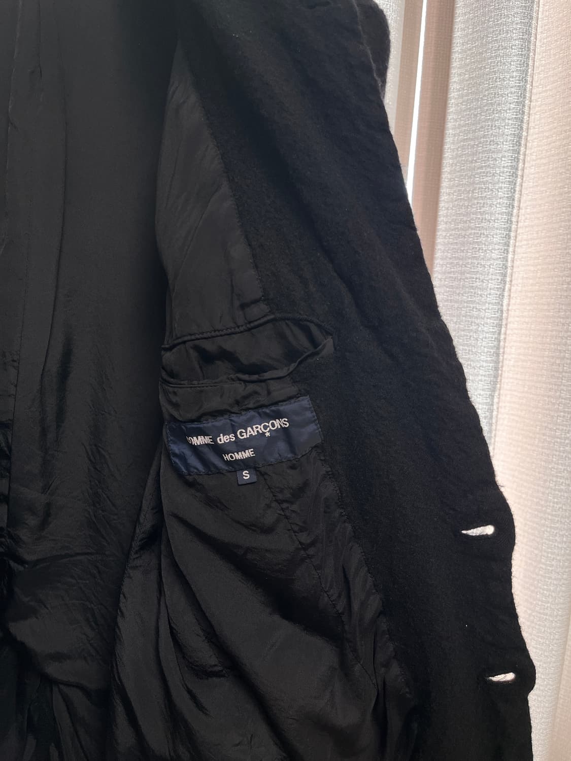 꼼데가르송 옴므 축융 울 자켓 상품이미지5