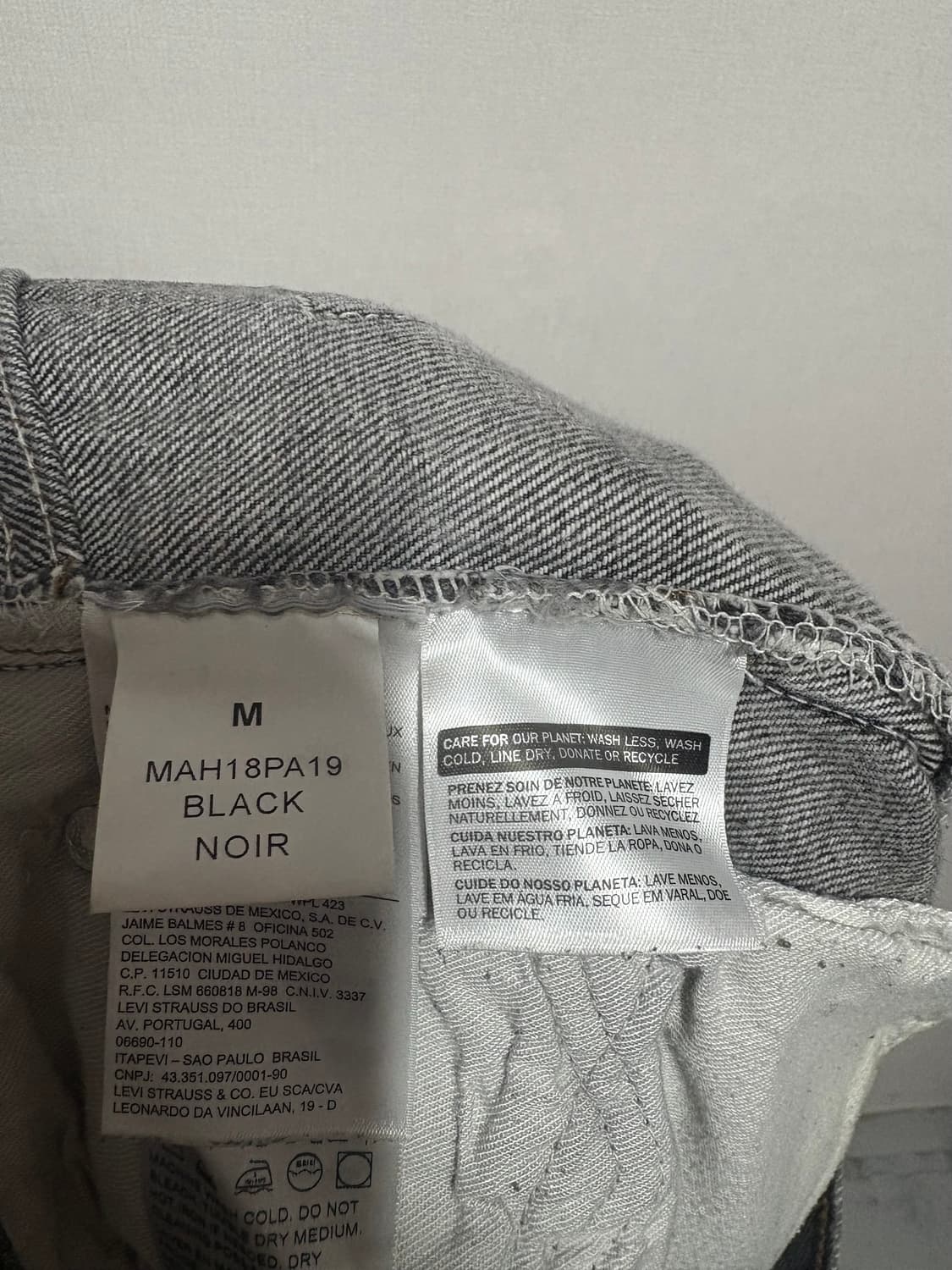 [M] 베트멍x리바이스 501 데님 팬츠 상품이미지5