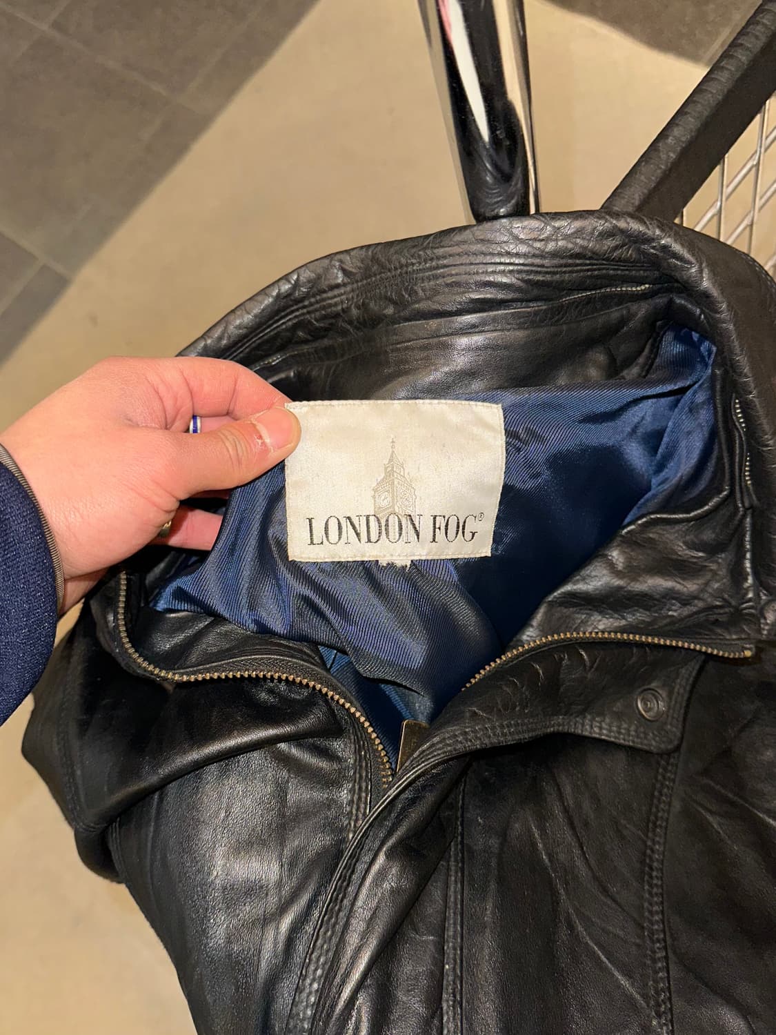 90’s London Fog genuine leather bomber  상품이미지10