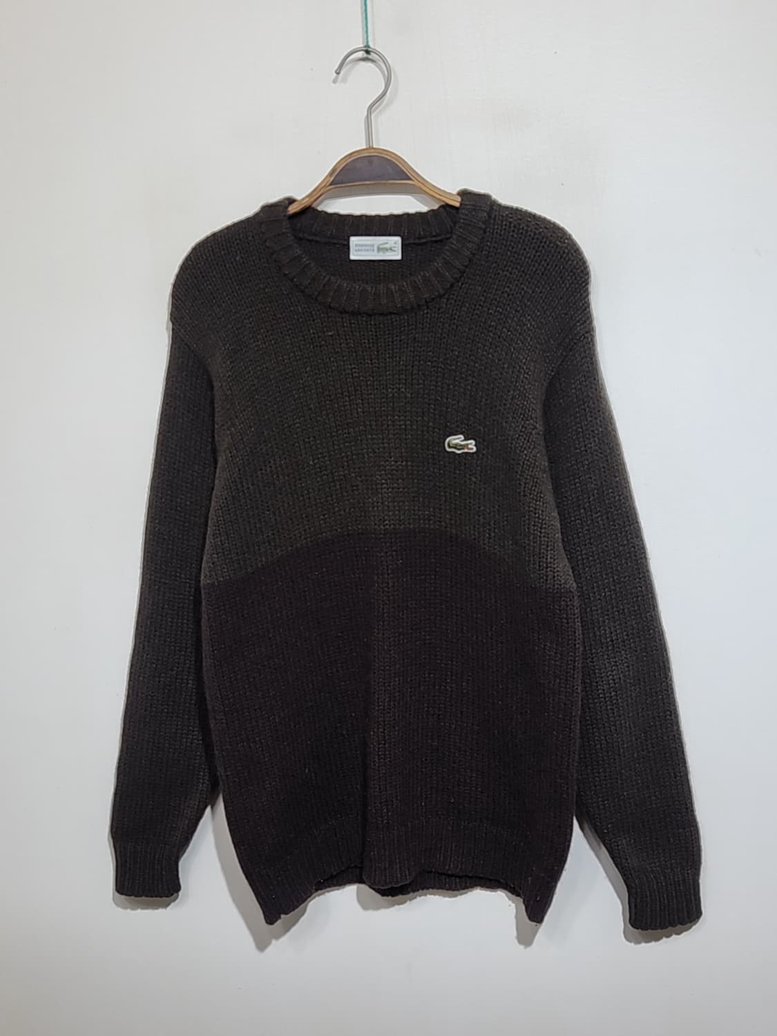(M) 라코스테 니트 배색 라운드 스웨터 캐주얼  상품이미지1