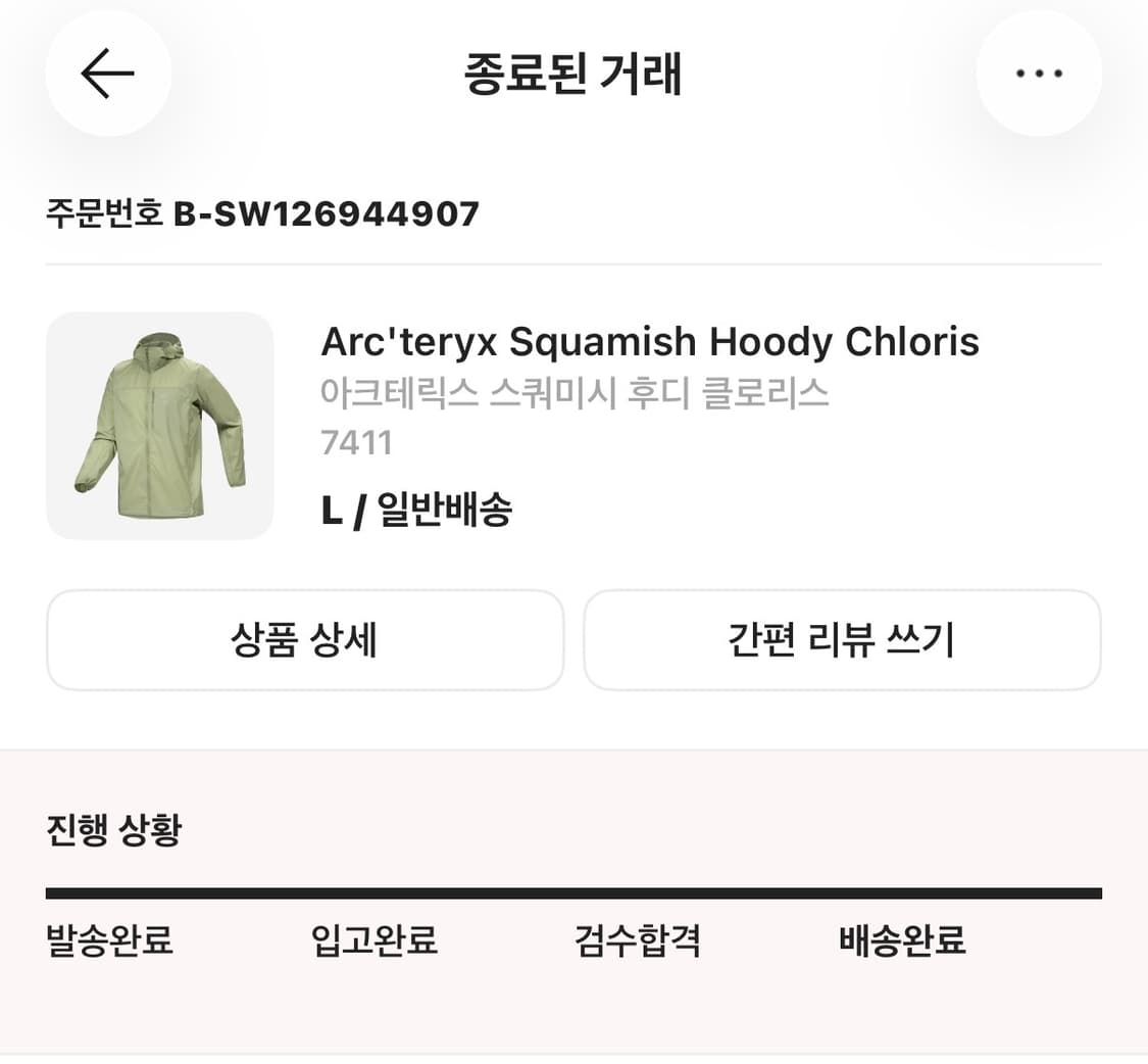 아크테릭스 스쿼미시 후디 클로리스 L 상품이미지4