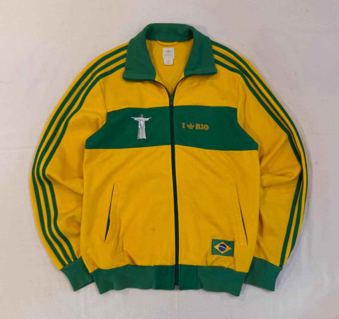 00s 아디다스 브라질 리오 데 자네이루 져지 옐로우 상품이미지1