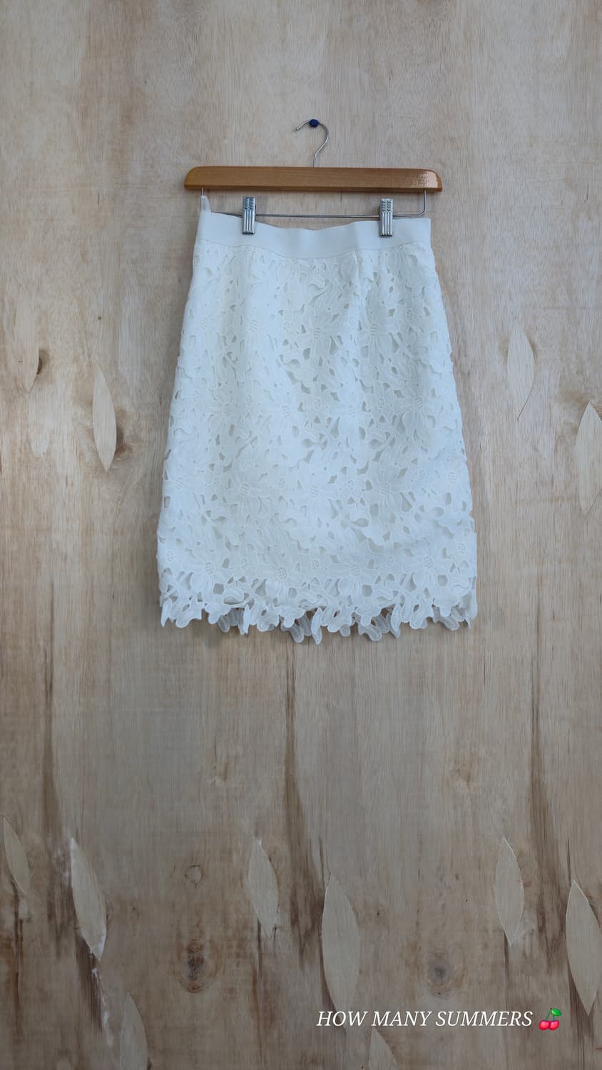 Ciaopanic 화이트 플라워 레이스 미니 밴딩 스커트 상품이미지1