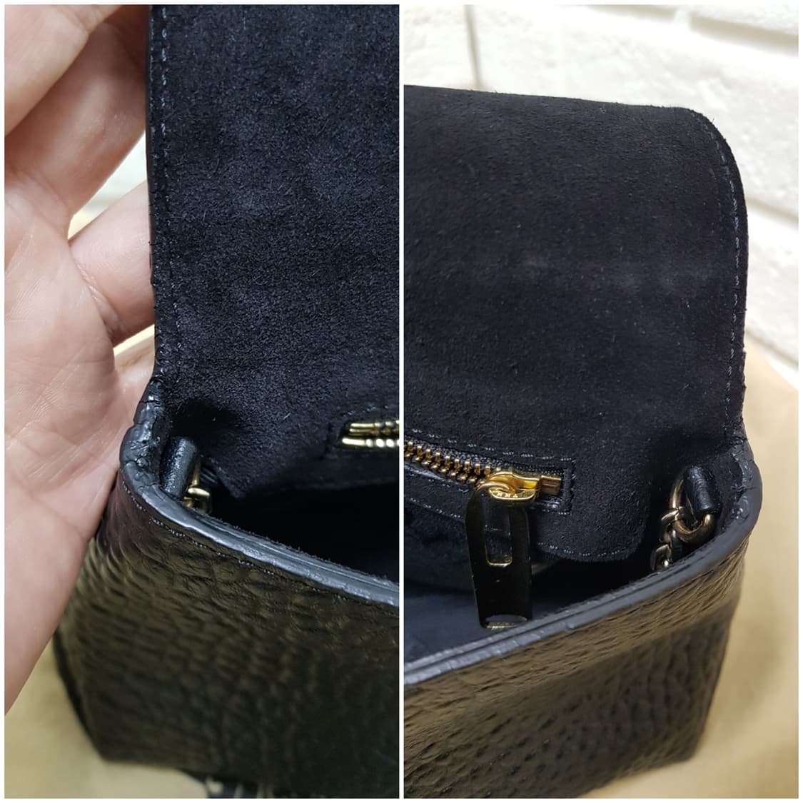 [정품] 버버리 블랙 체인 숄더백 상품이미지7