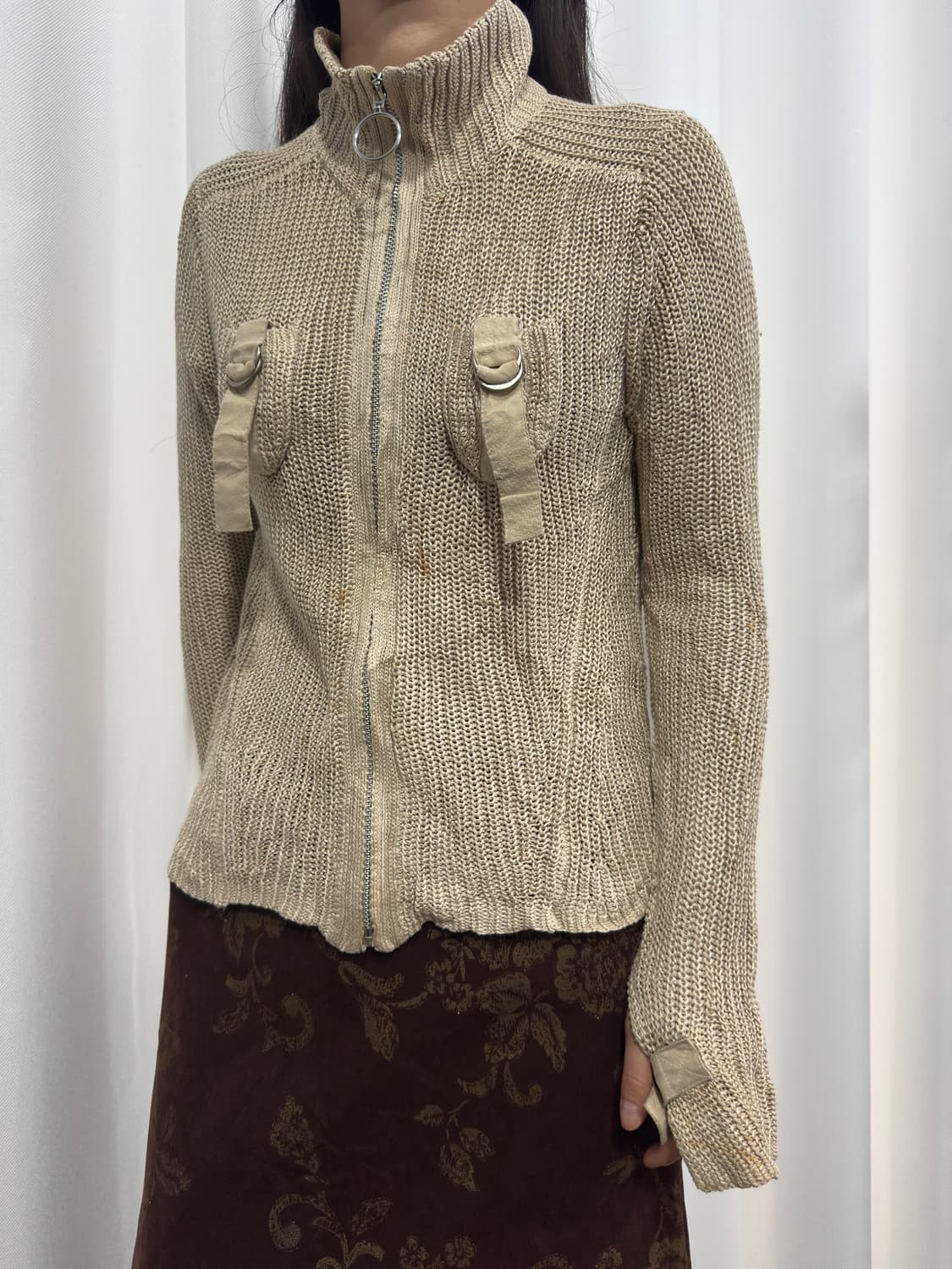 coomb pocket knit zipup 상품이미지2
