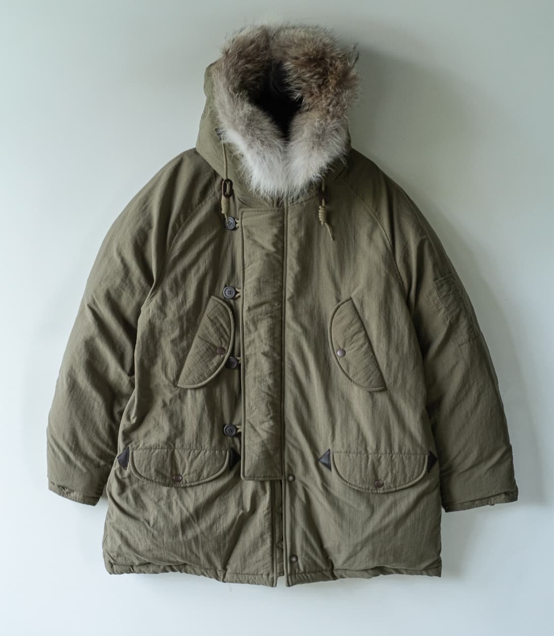 [구매 3사이즈] 아워셀브스 구스다운 밀 파카 올리브 상품이미지1