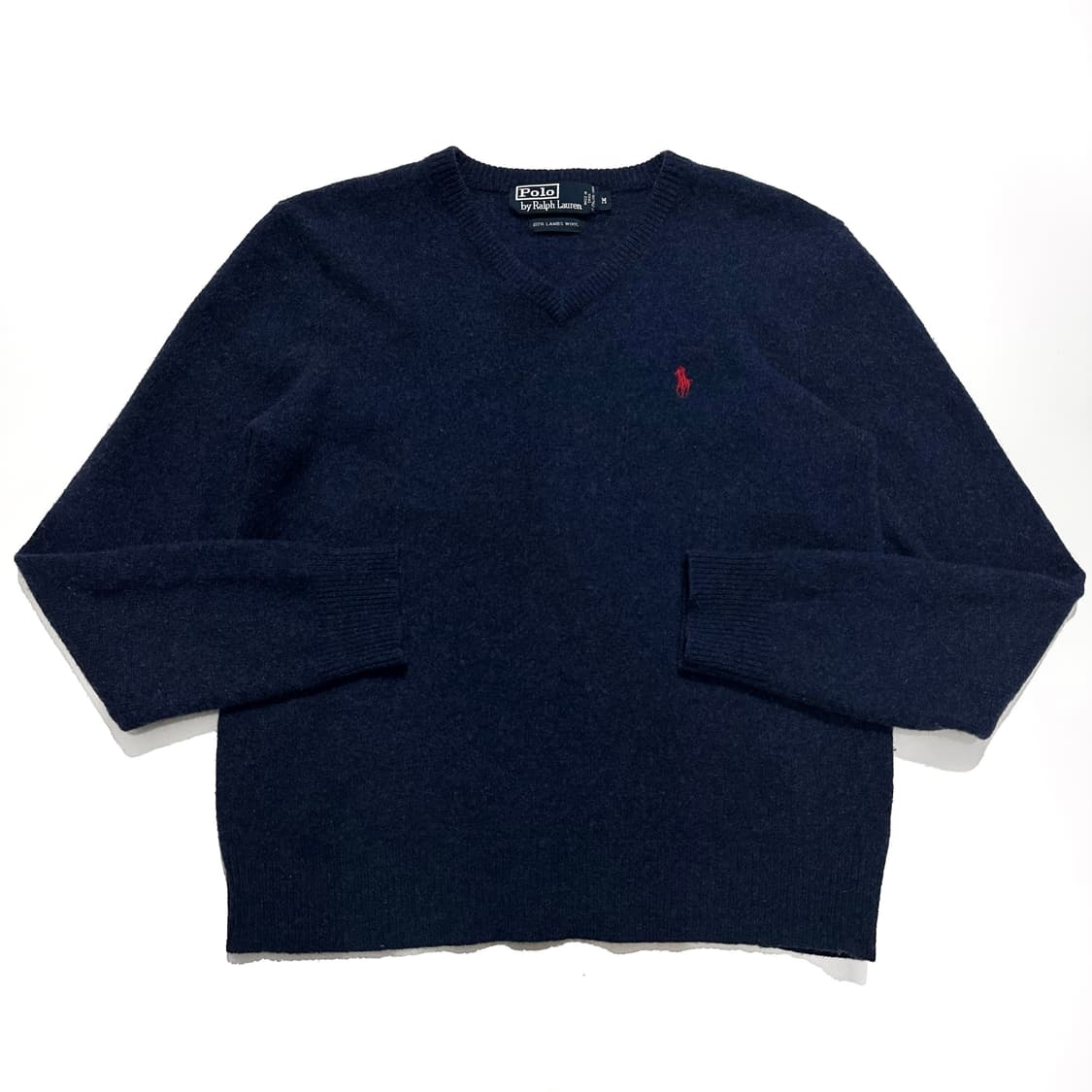 폴로 램스울 브이넥 니트 상품이미지2