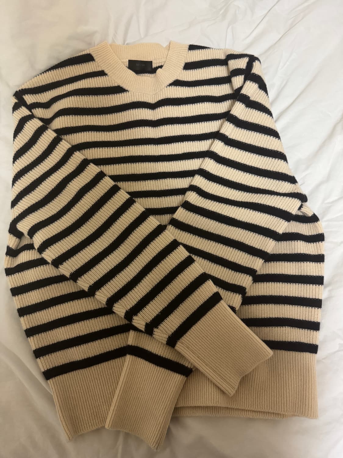 모마디자인 스트라이프 니트 46사이즈 상품이미지1