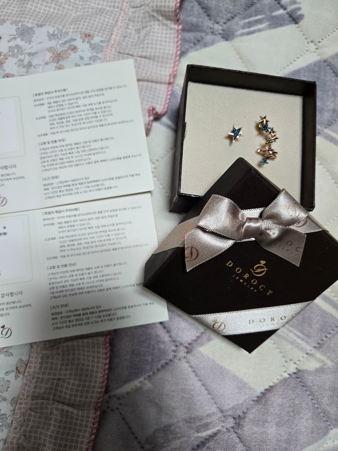 14k 도로시 쥬얼리 언발 이어커프 세트 한쌍 상품이미지3