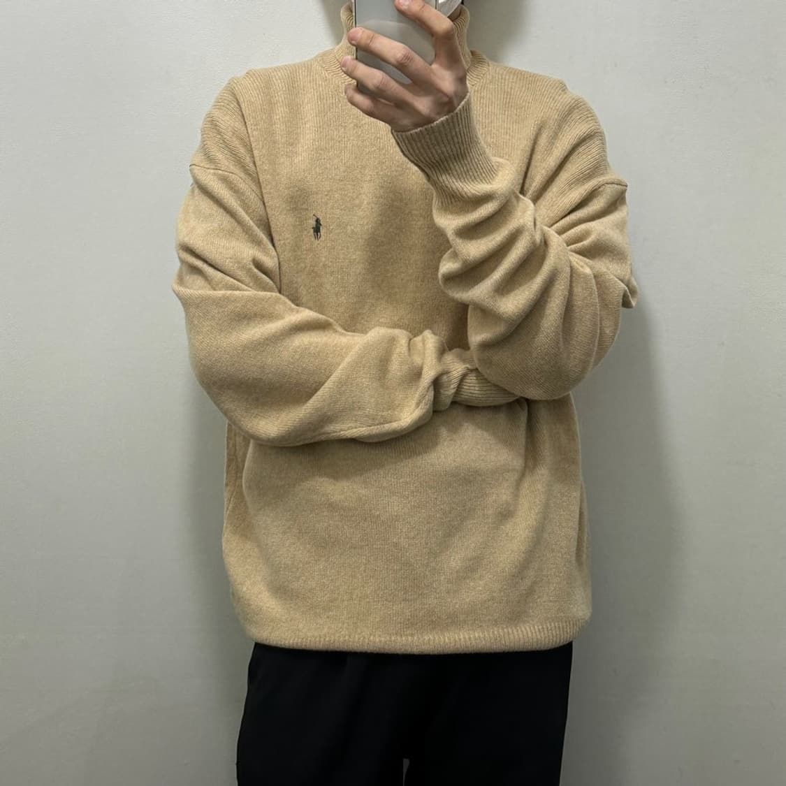 폴로 랄프로렌 램스울 목폴라니트 상품이미지1