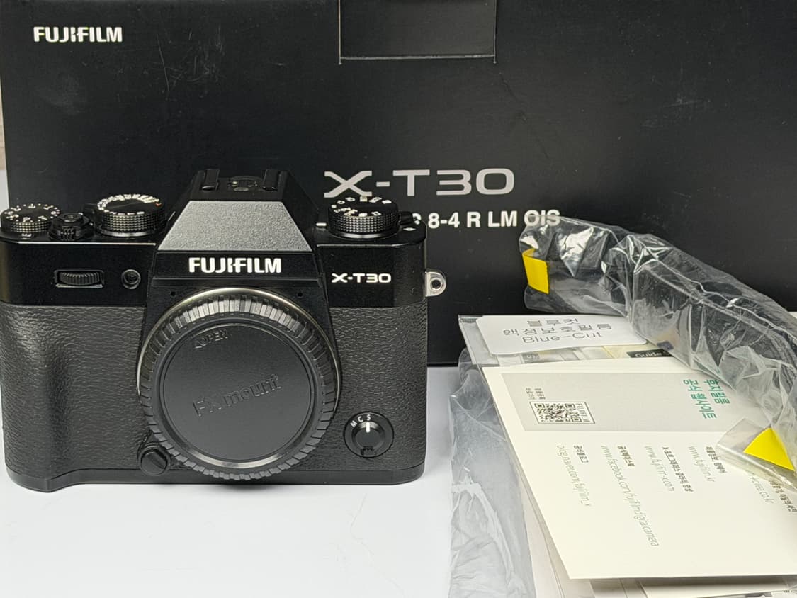 후지필름 X-T30 블랙 미러리스 카메라 바디 상품이미지1