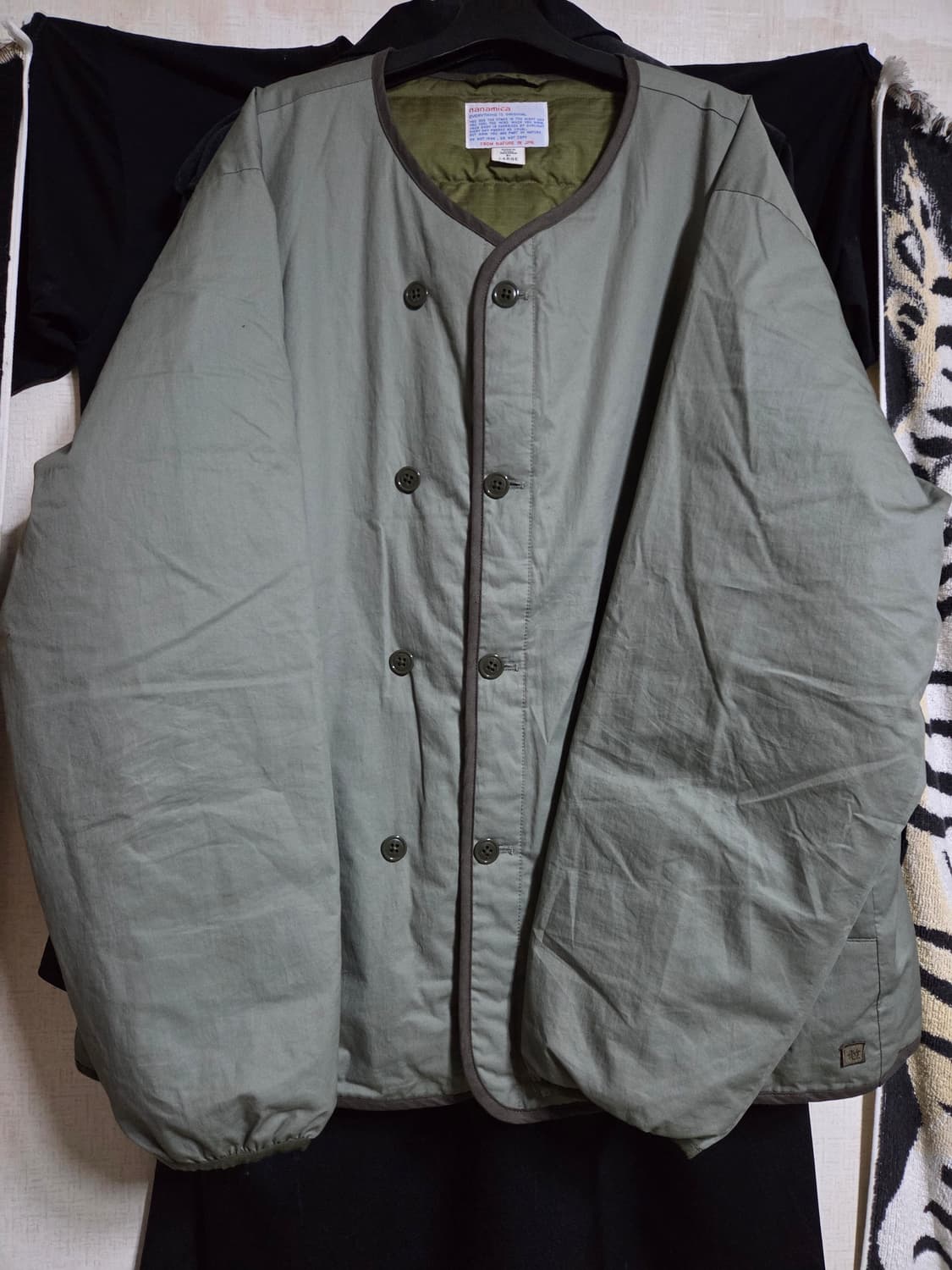 나나미카 코덴시 패딩다운 자켓 그린 L 상품이미지1