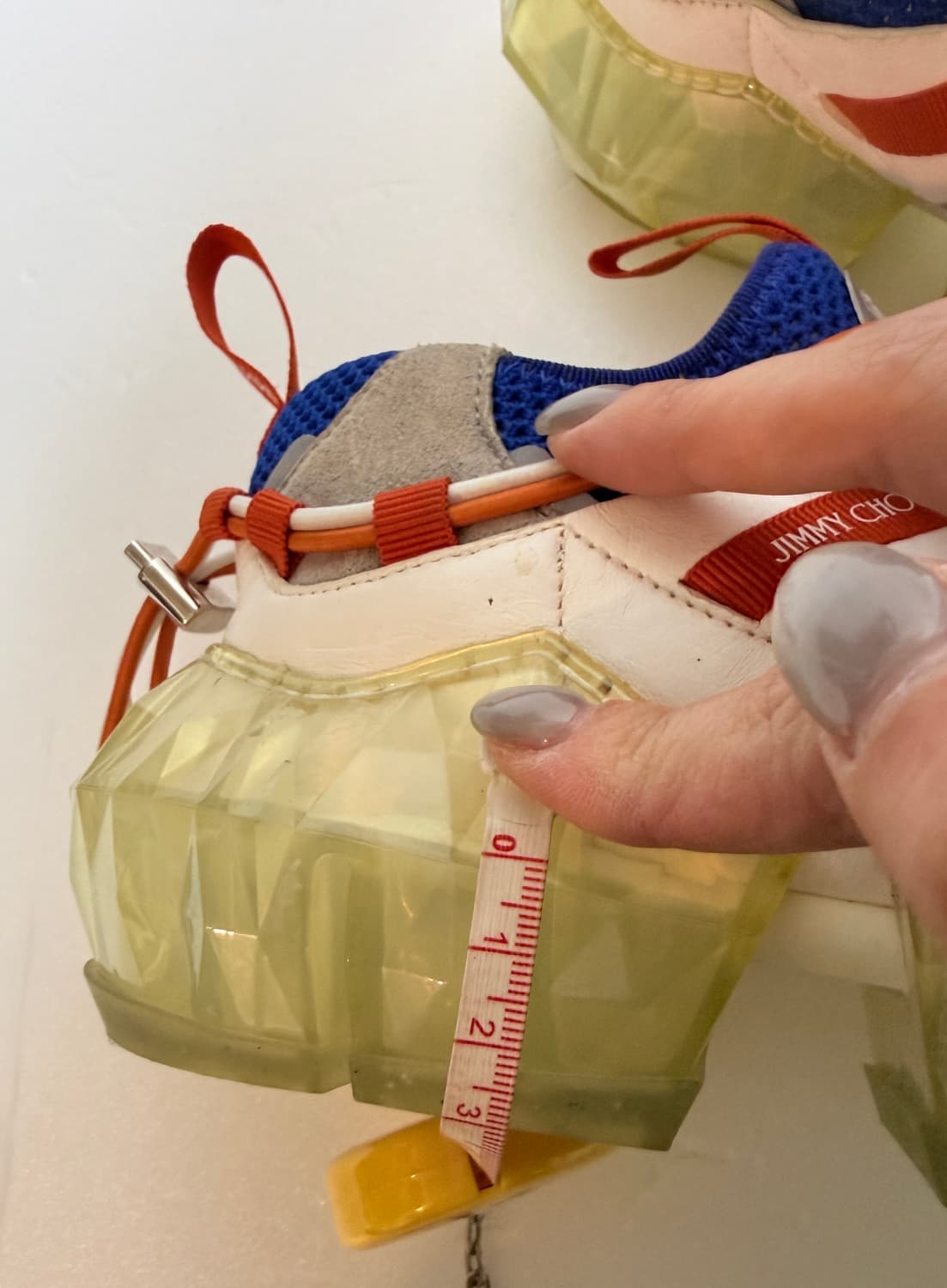 지미추(JIMMY CHOO) 다이아몬드 멀티컬러 스니커즈 35 (225 상품이미지9