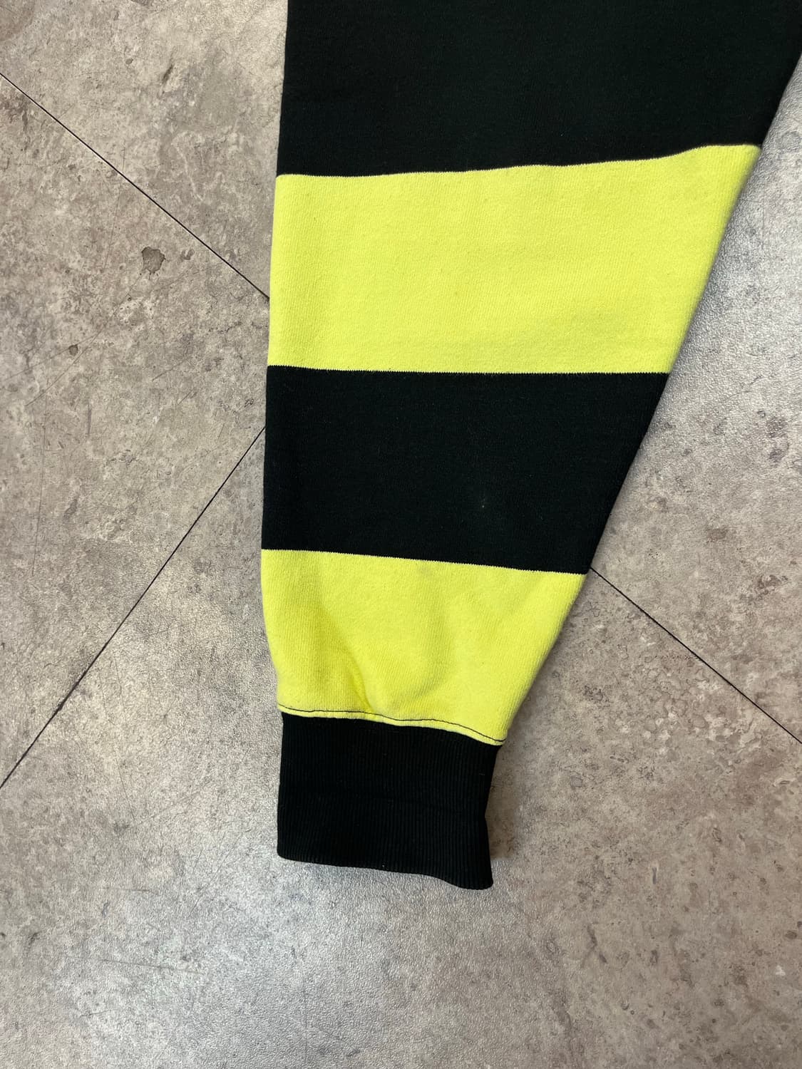 디스이즈네버뎃 스트라이프 맨투맨 옐로우 XL #csz2237 상품이미지8