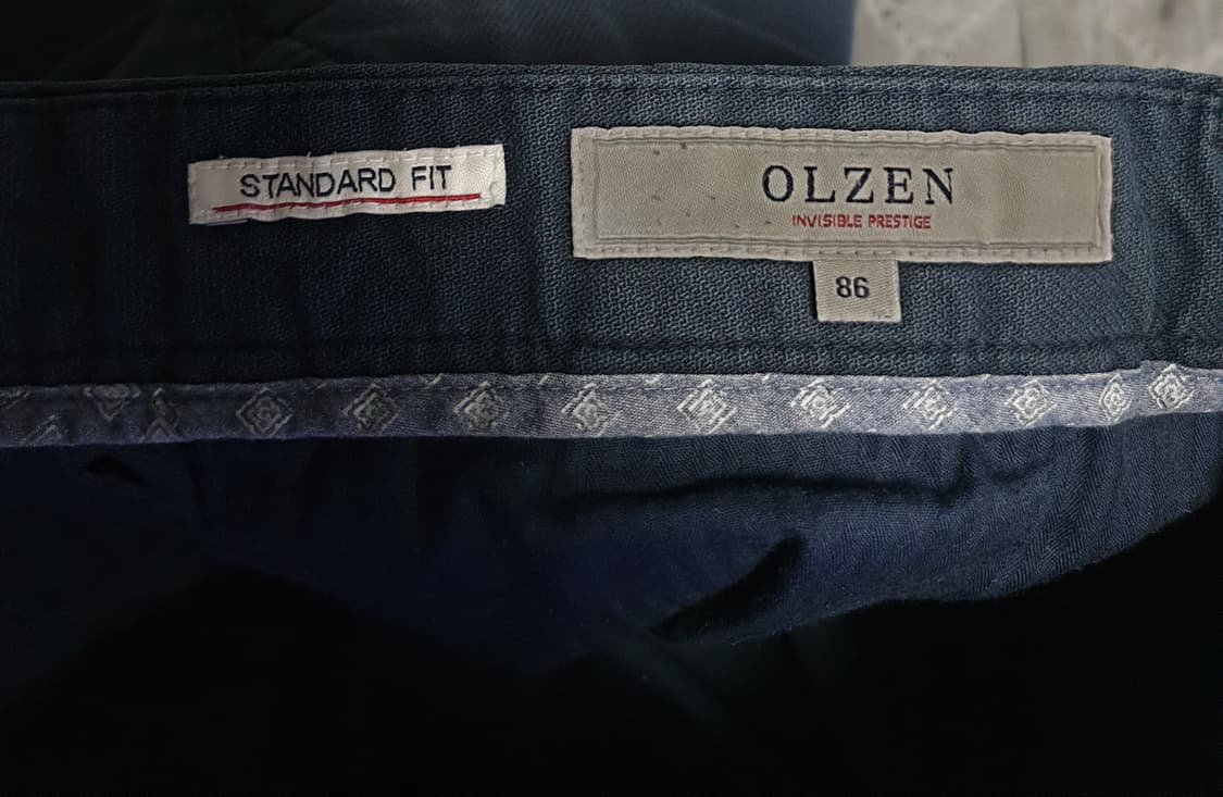 올젠 마이크로조직 스탠다드 치노팬츠 다크네이비 (34) 상품이미지5