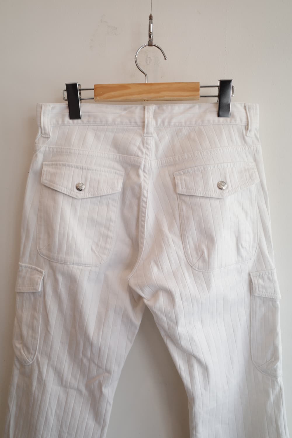 LOUIS CHAVLON 스트라이프 패턴 카고팬츠 (31인치) 상품이미지7