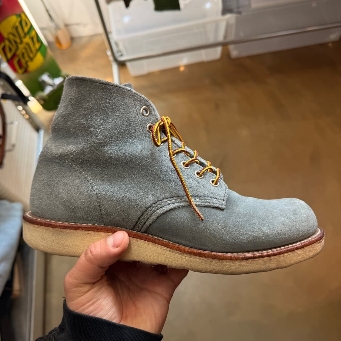 레드윙 블루스카이 8144 MADE IN USA 스웨이드 부츠 워커 7D 상품이미지2