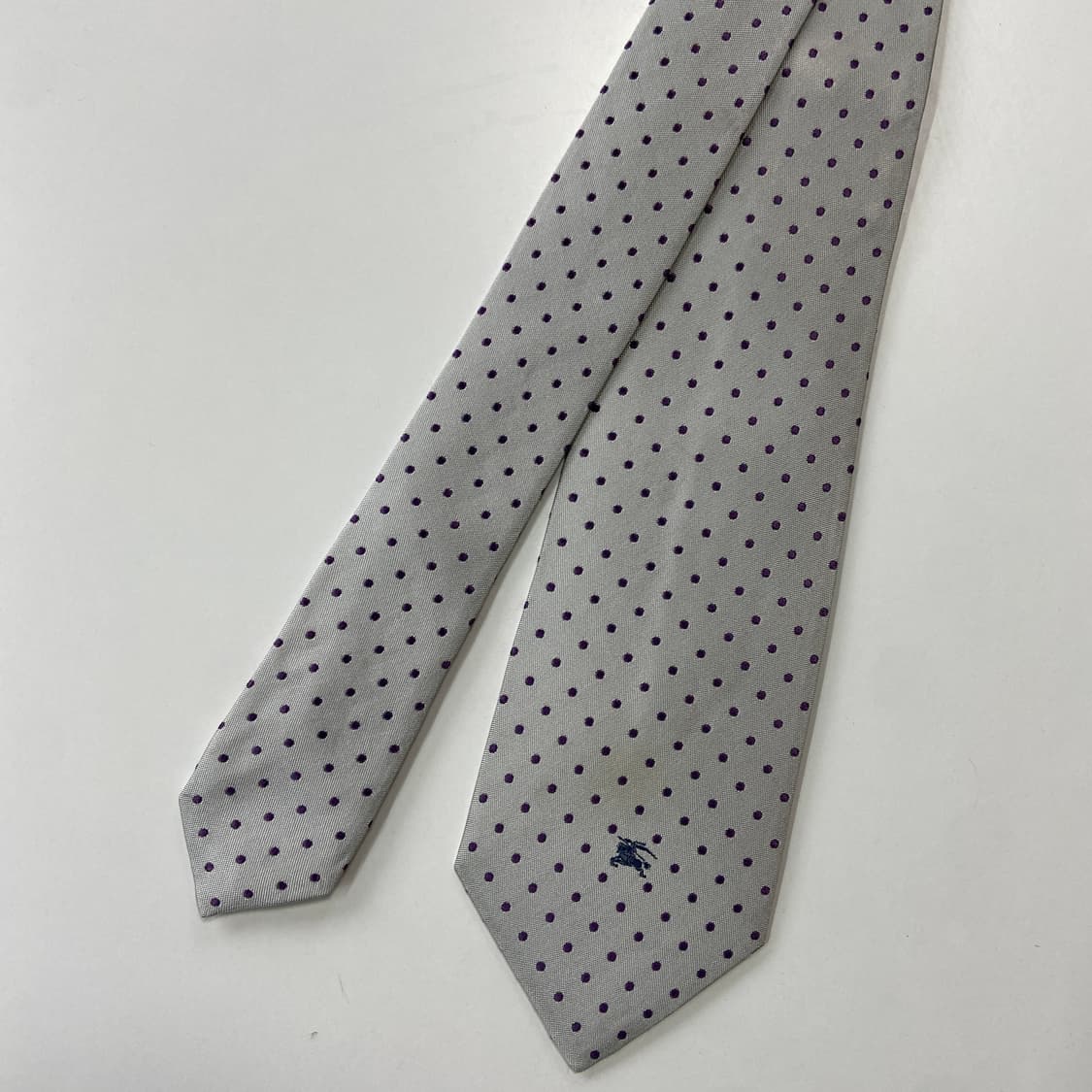 버버리 (Burberry) 심플로고 블랙라벨  정품 명품넥타이 상품이미지2