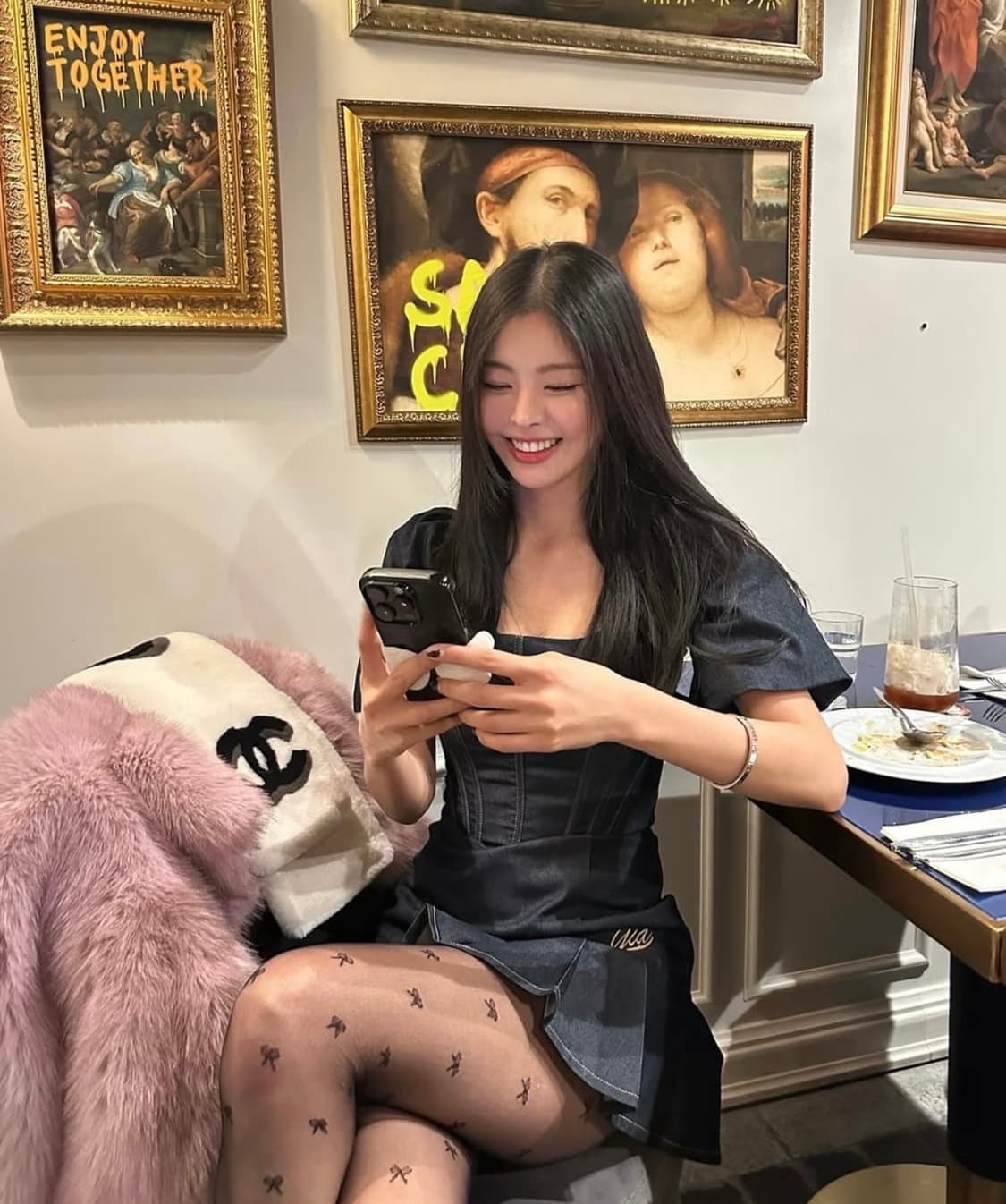 I Am Gia 첼시 데님 플리츠 코르셋 원피스 상품이미지2