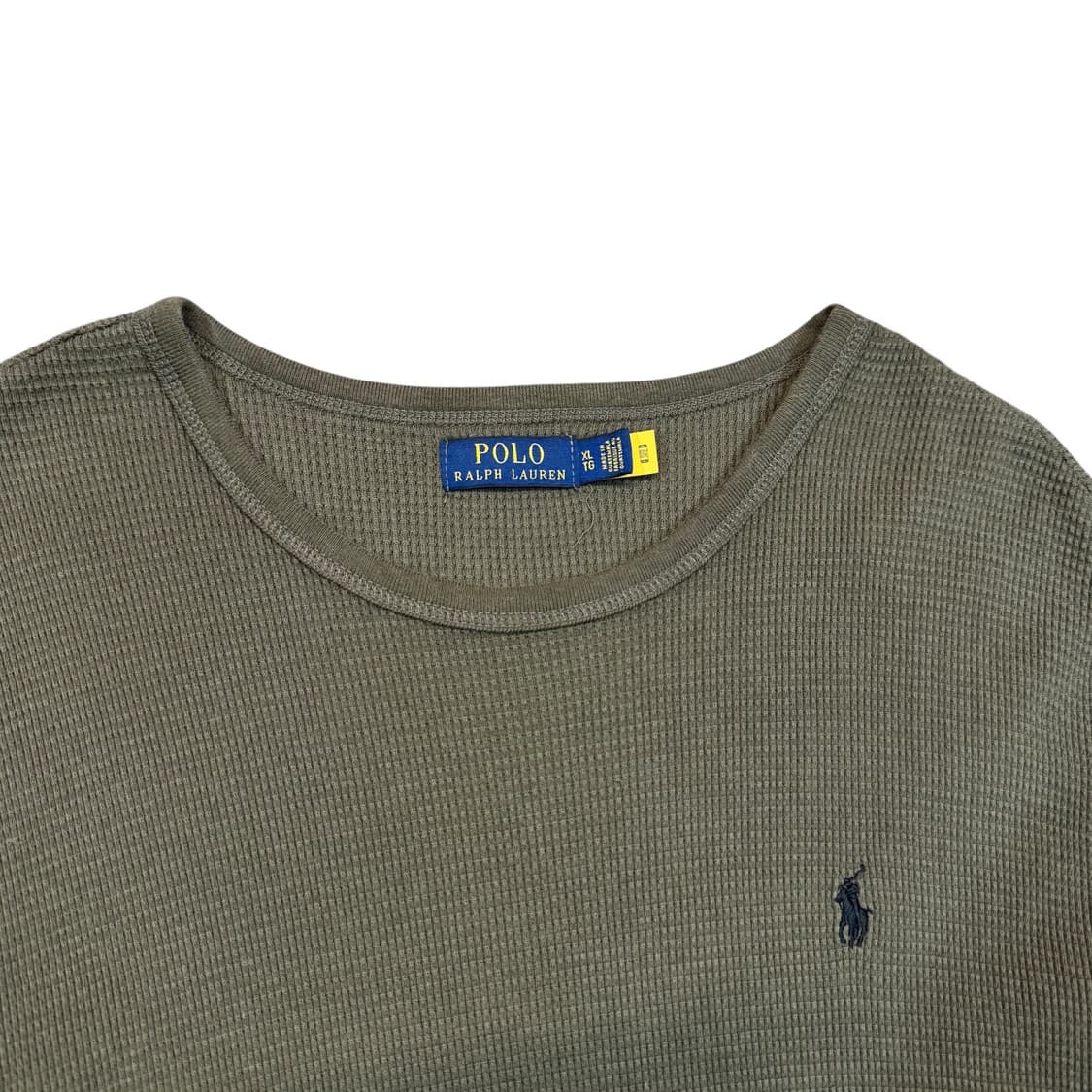 랄프로렌 폴로 카키 와플 티셔츠 (2XL)   상품이미지2