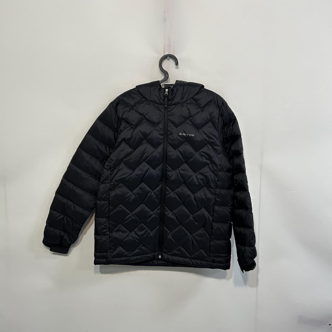 블랙야크 2023 남성 덕다운 패딩 블랙 상품이미지1