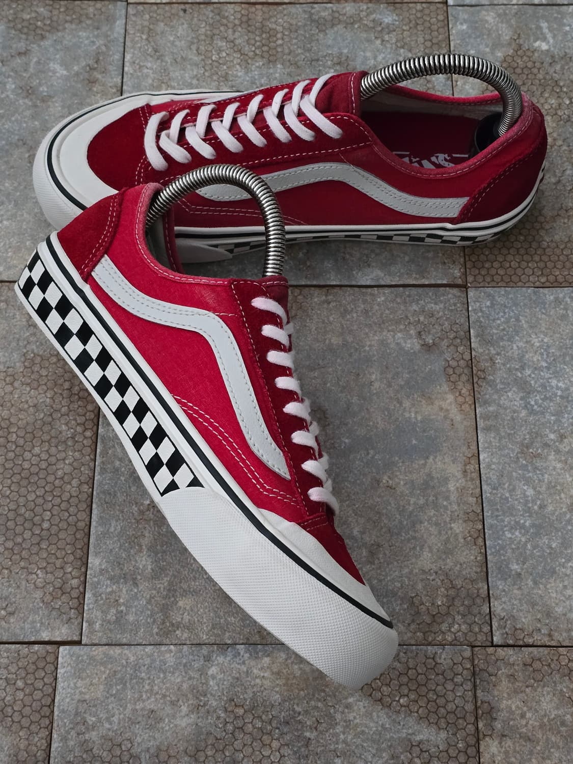 (260)반스 스타일 36 데콘 sf 솔트 워시 레드 스 상품이미지4