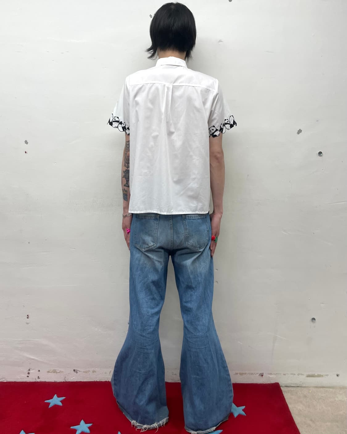 Wappen White Shirt with Sleeve Panda 상품이미지5