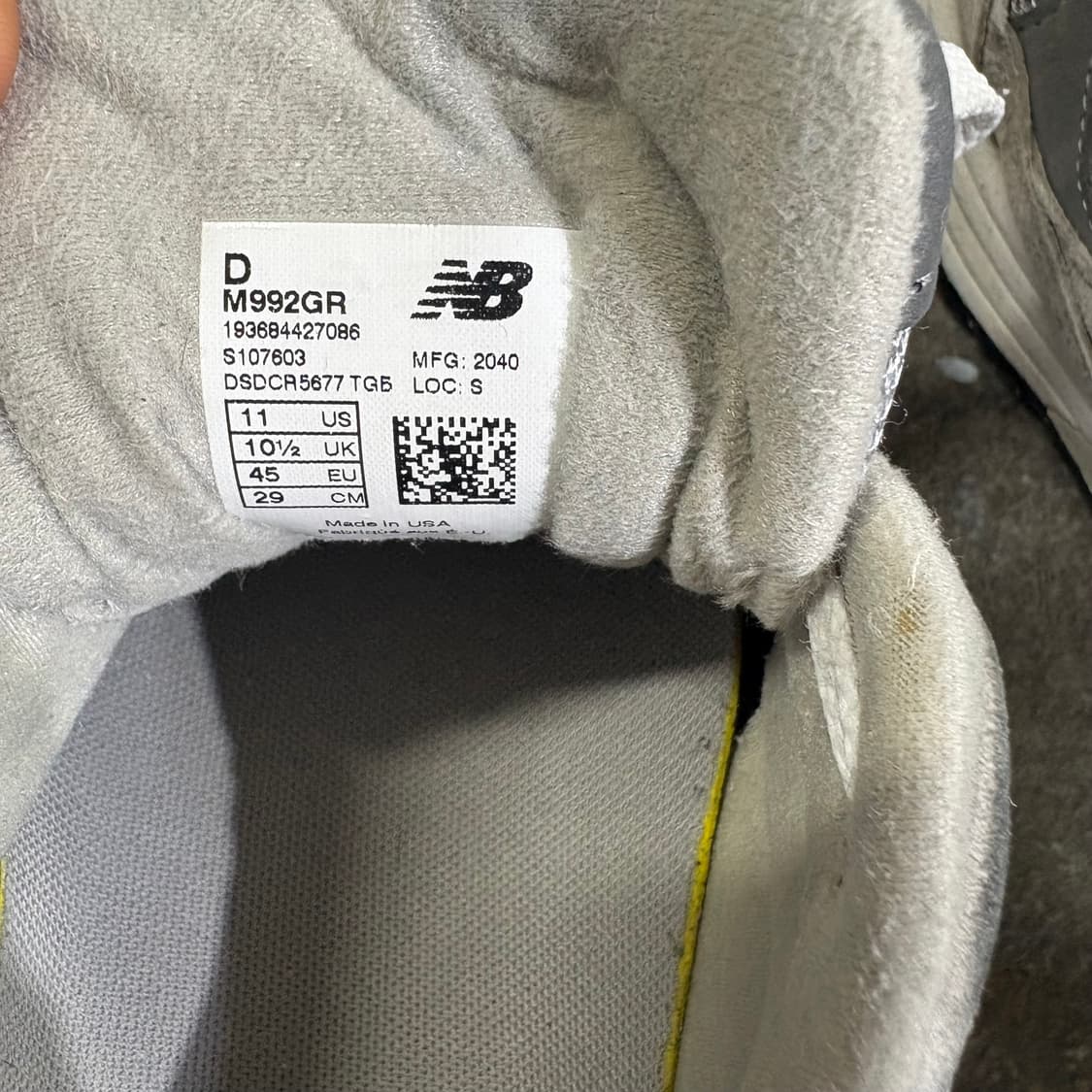 뉴발란스 992 44 상품이미지7