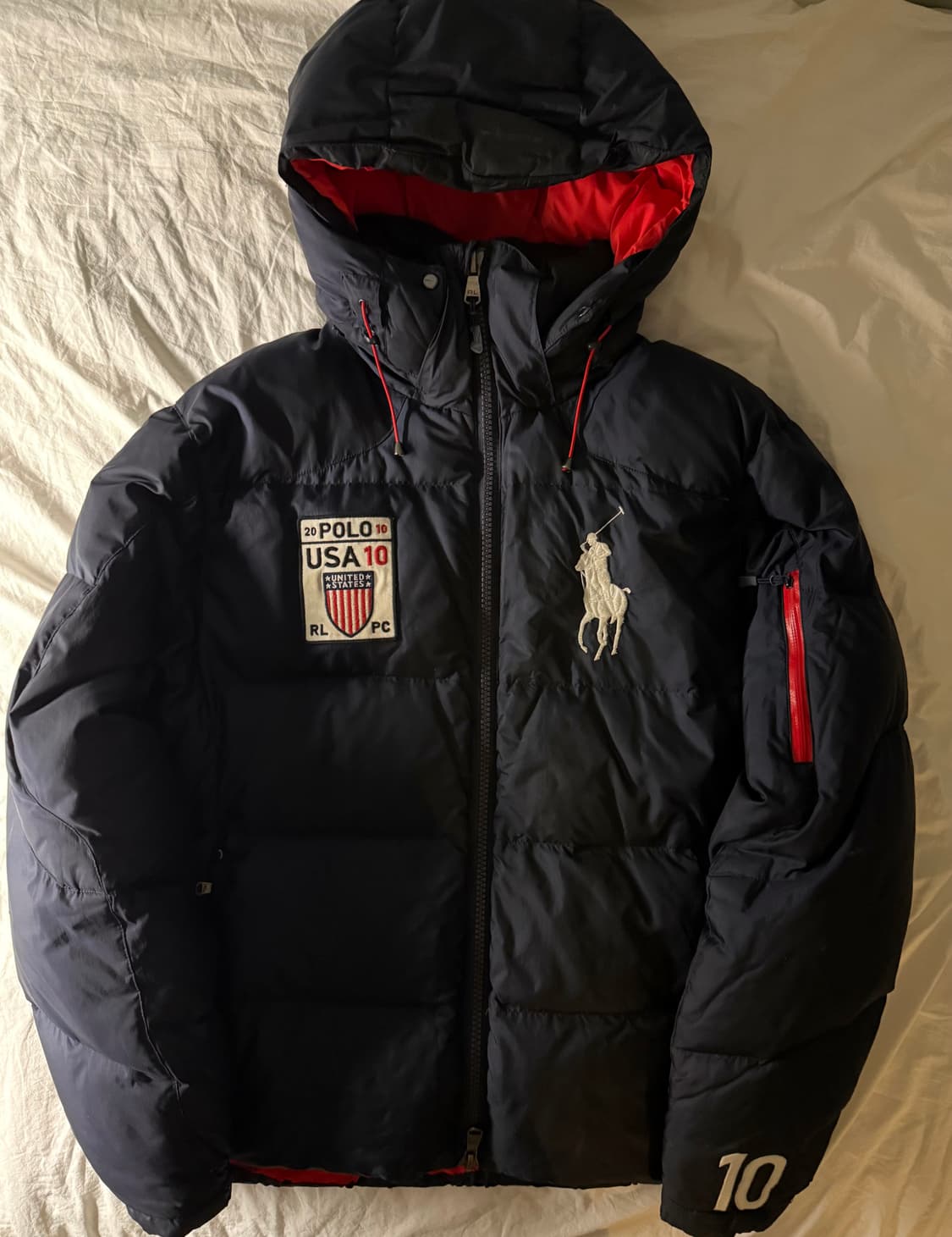 폴로 빅포니 성조기 패딩 상품이미지2