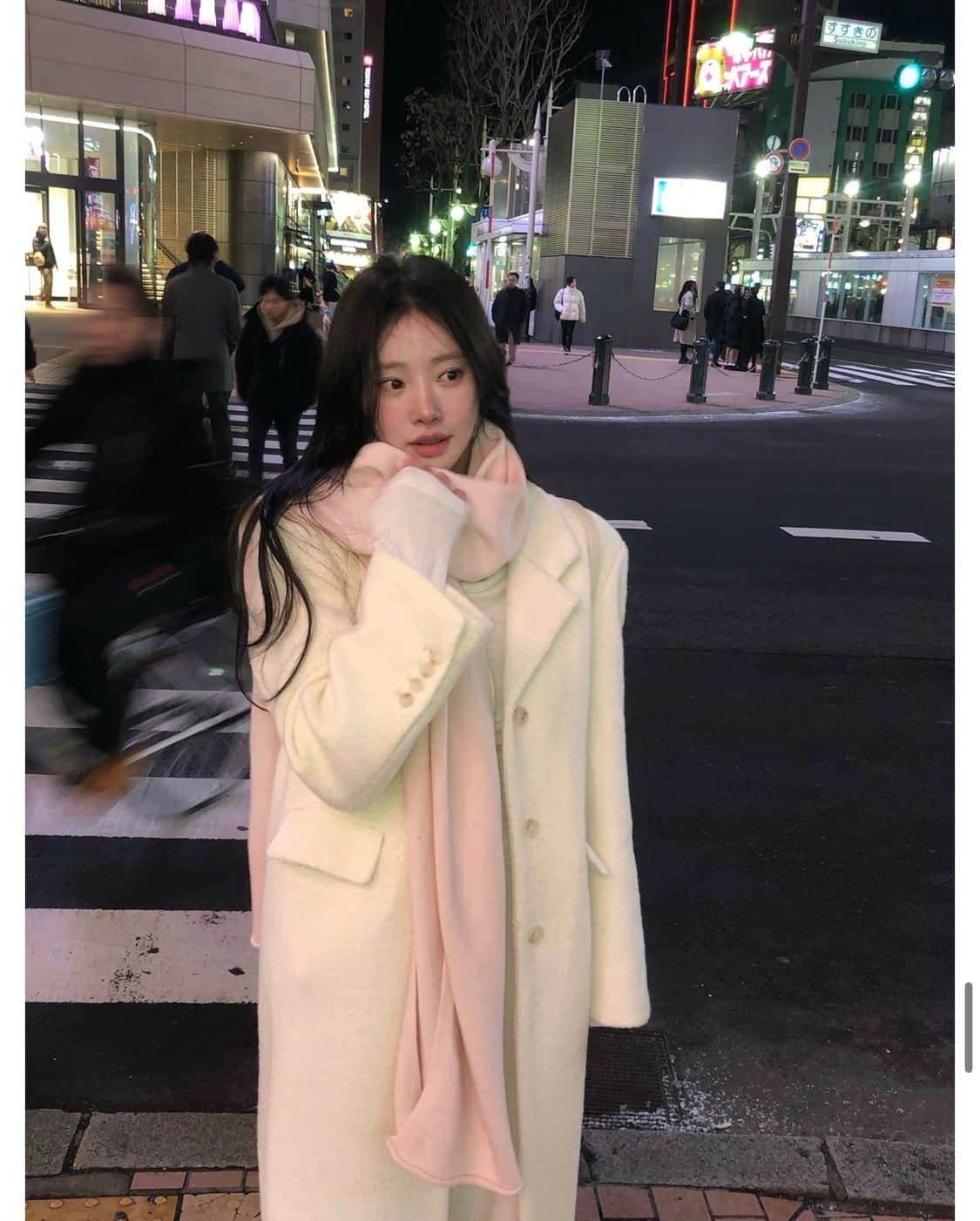 Leeds 리즈 로아 부클 롱 코트(아이보리) 상품이미지1