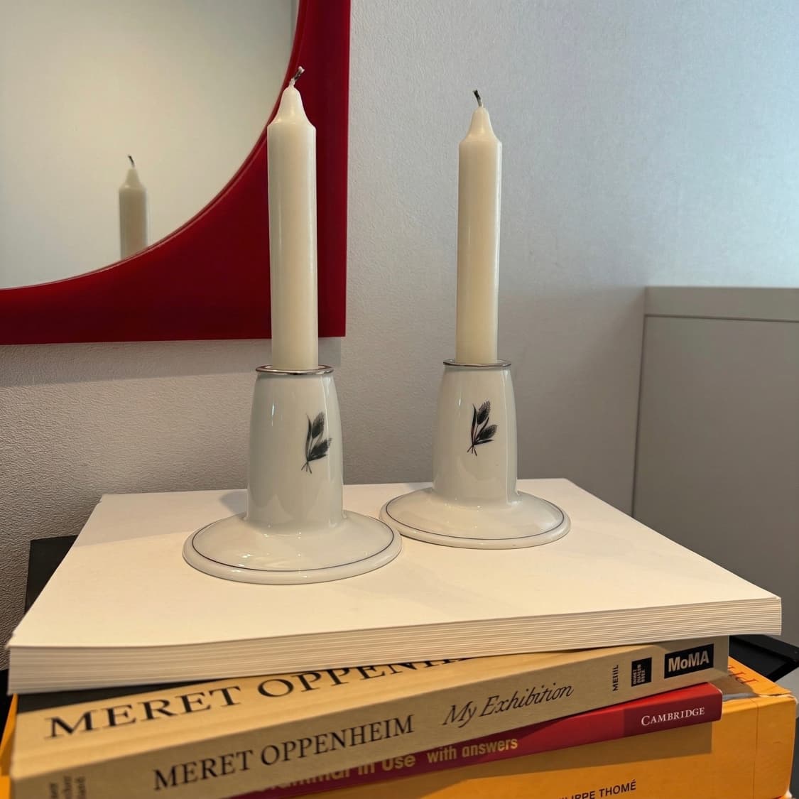 일본 빈티지 촛대ㅣ후카가와 아리타 핸드페인트 촛대 상품이미지1