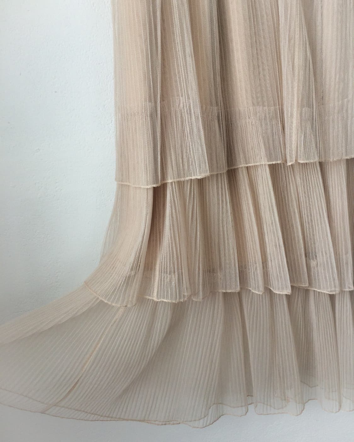 Pleats layer long skirt 상품이미지3