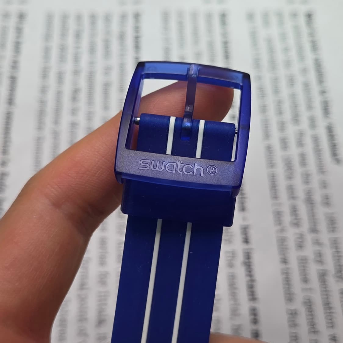 빈티지 스와치 크로노 윈드 블로커 SUIS400 블루청판 43mm 쿼츠 상품이미지8
