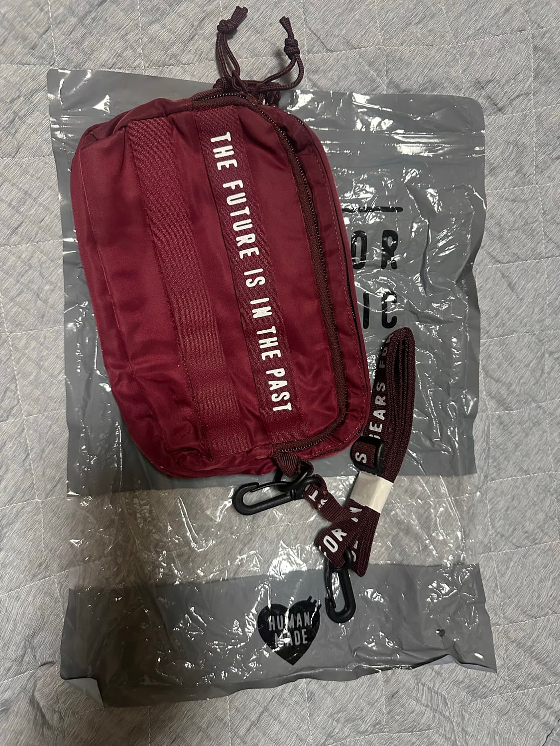 휴먼메이드 휴메 밀리터리 파우치 백 레드 상품이미지4