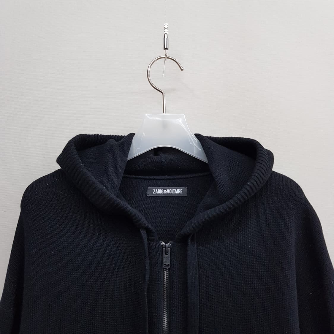 자딕앤볼테르 해골 자수 오버핏  니트 후드 집업 XS사이즈 상품이미지2