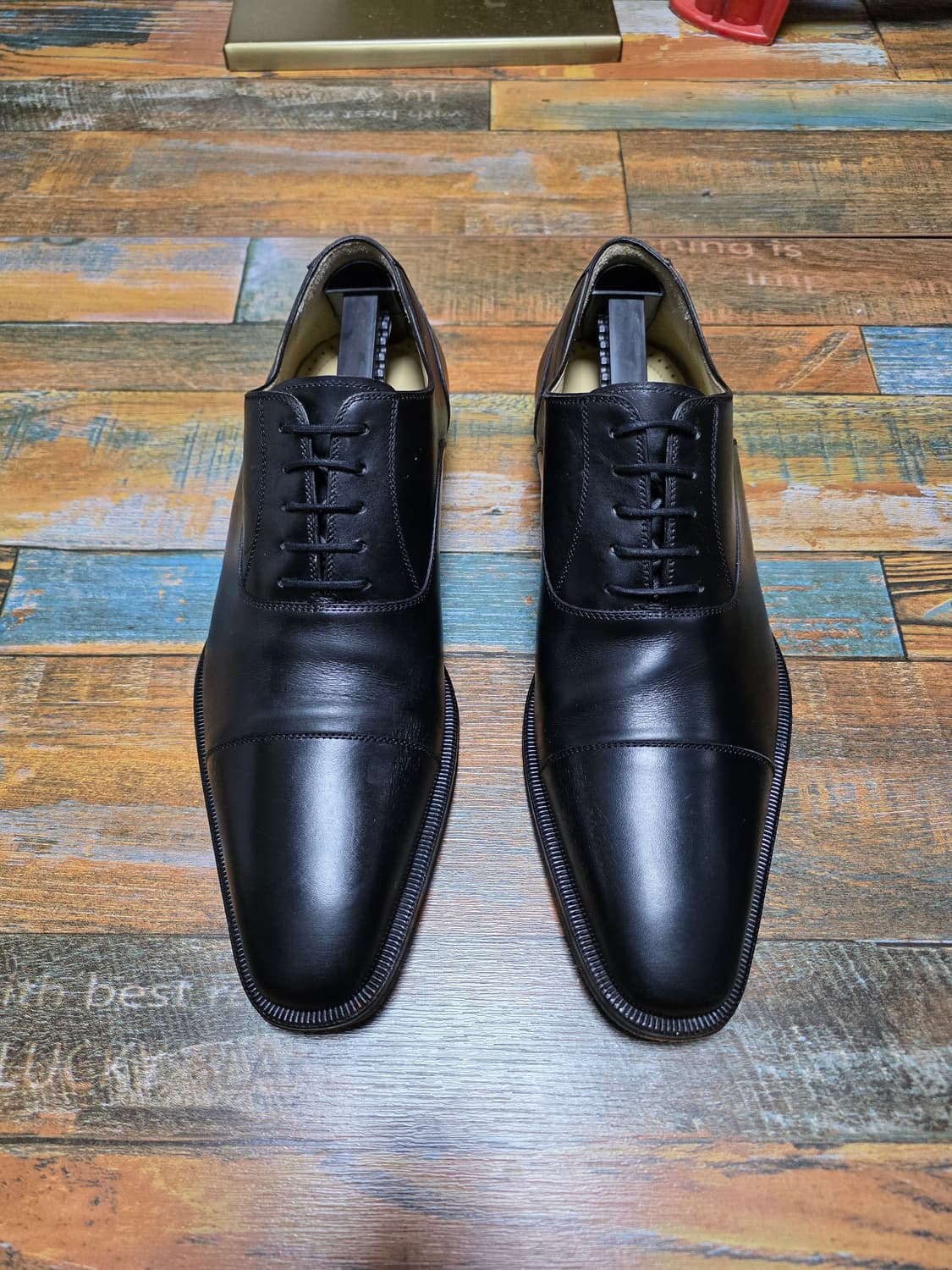 맥나니 블랙 가죽 옥스포드 슈즈 / 8반 (270) 상품이미지4