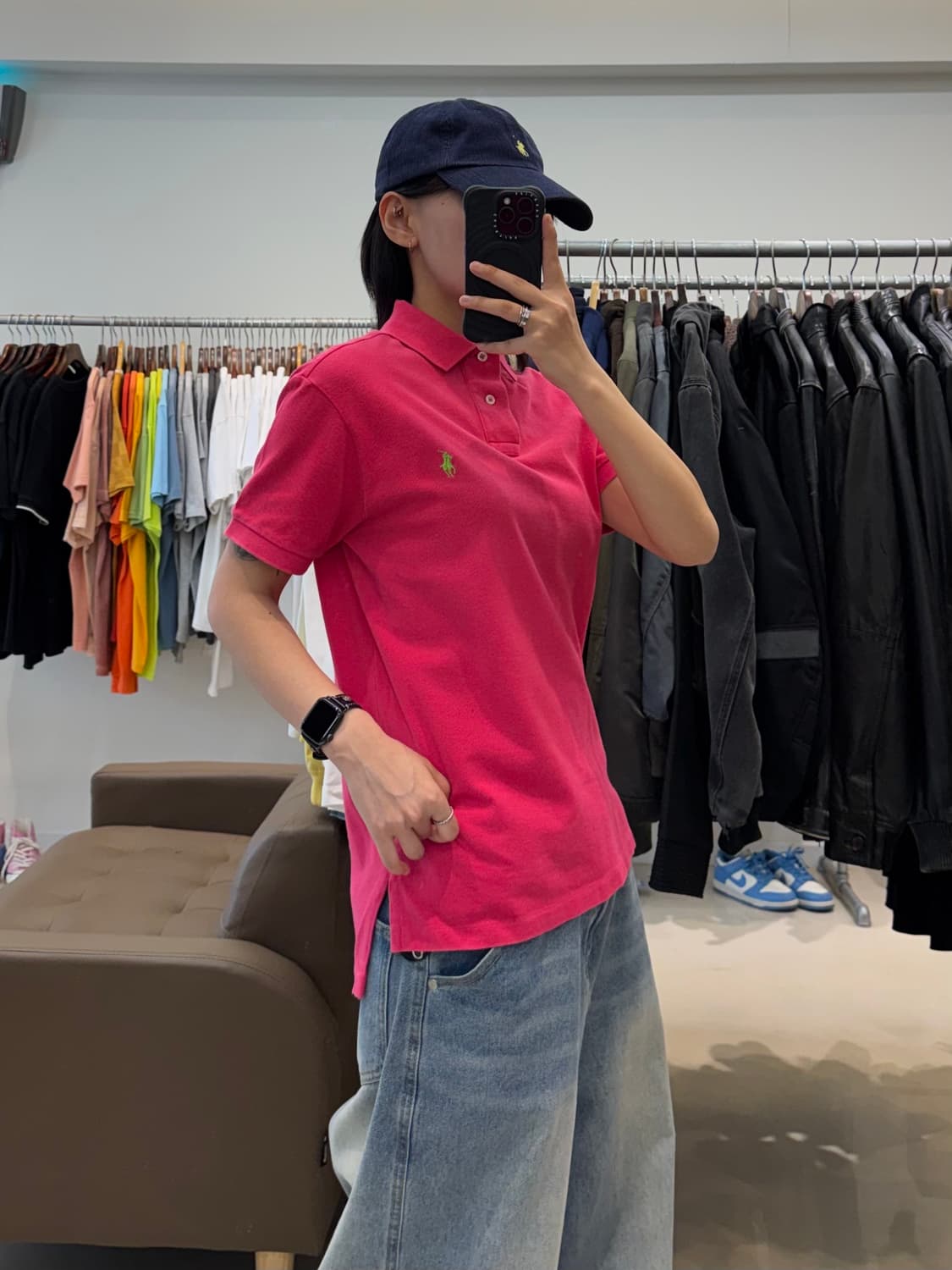 폴로 랄프로렌 카라 티셔츠 핑크 상품이미지8
