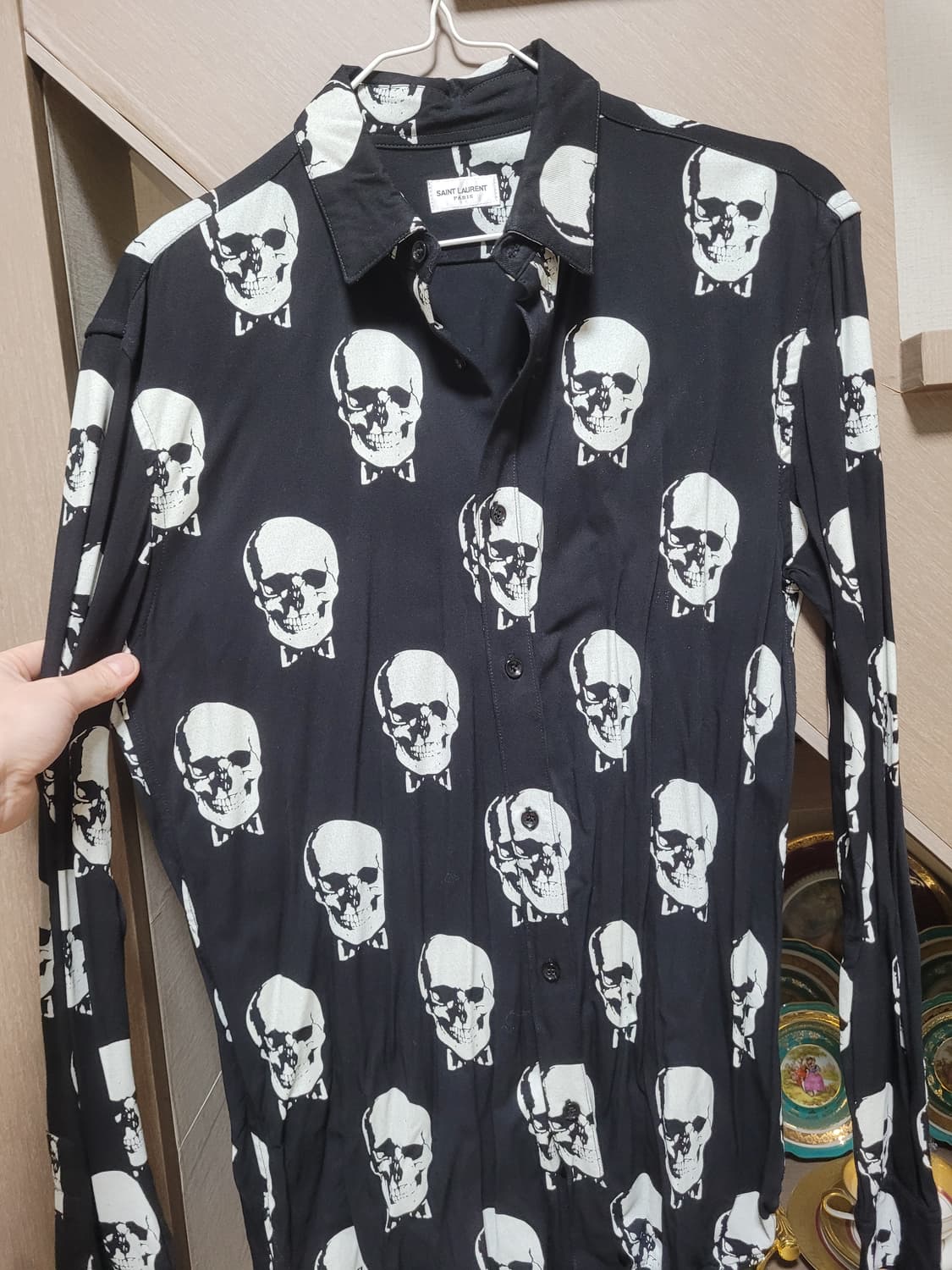 생로랑 스컬 셔츠 상품이미지1