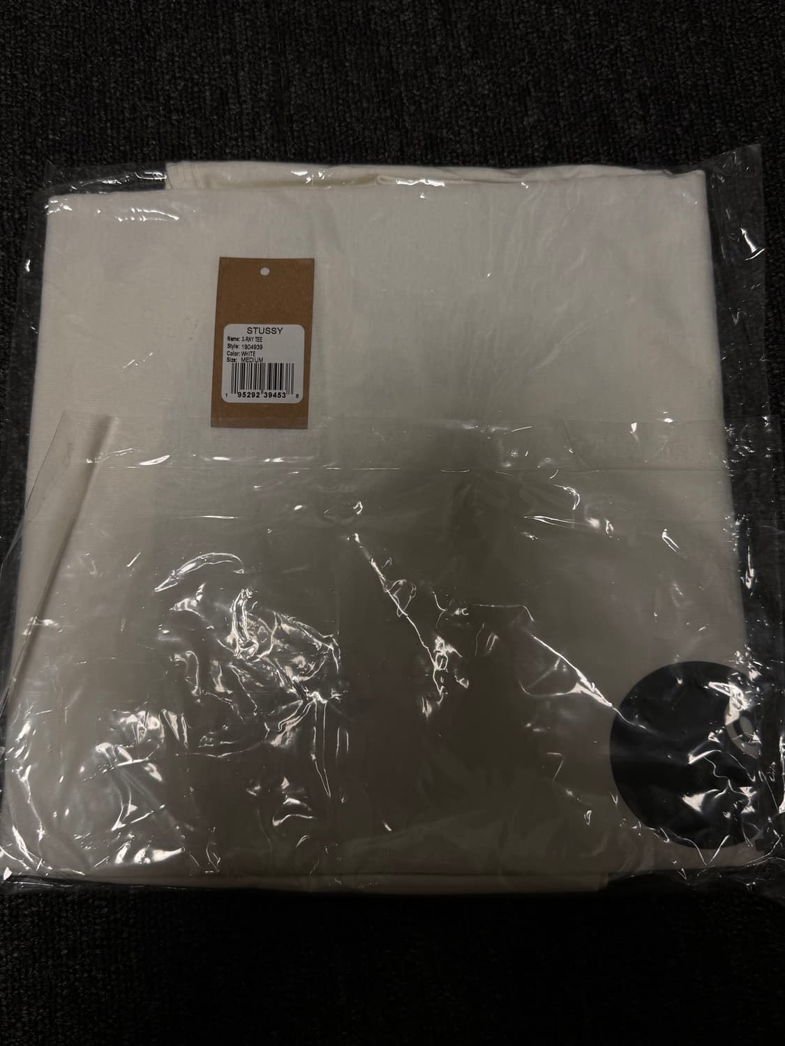 [M] 스투시 엑스레이 반팔 티셔츠 화이트 상품이미지1