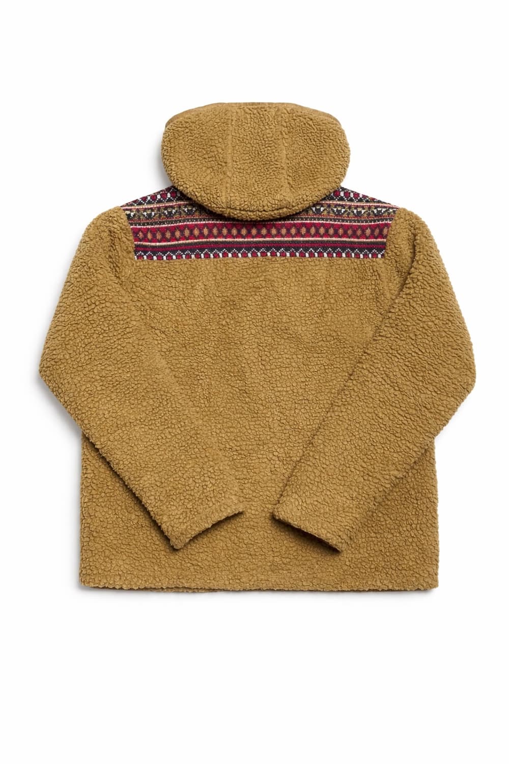 JPN 일본 에스닉 패턴 보헤미안 쉐르파 후리스 후드집업 자켓 상품이미지2