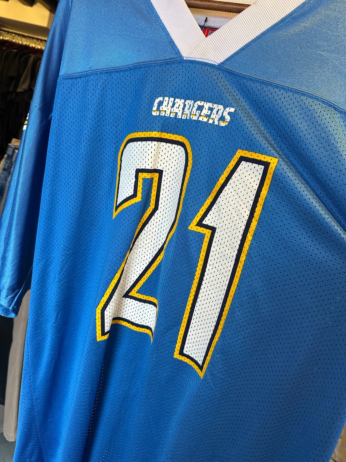 리복 NFL 풋볼 Los Angeles Chargers 메쉬 져지 상품이미지4