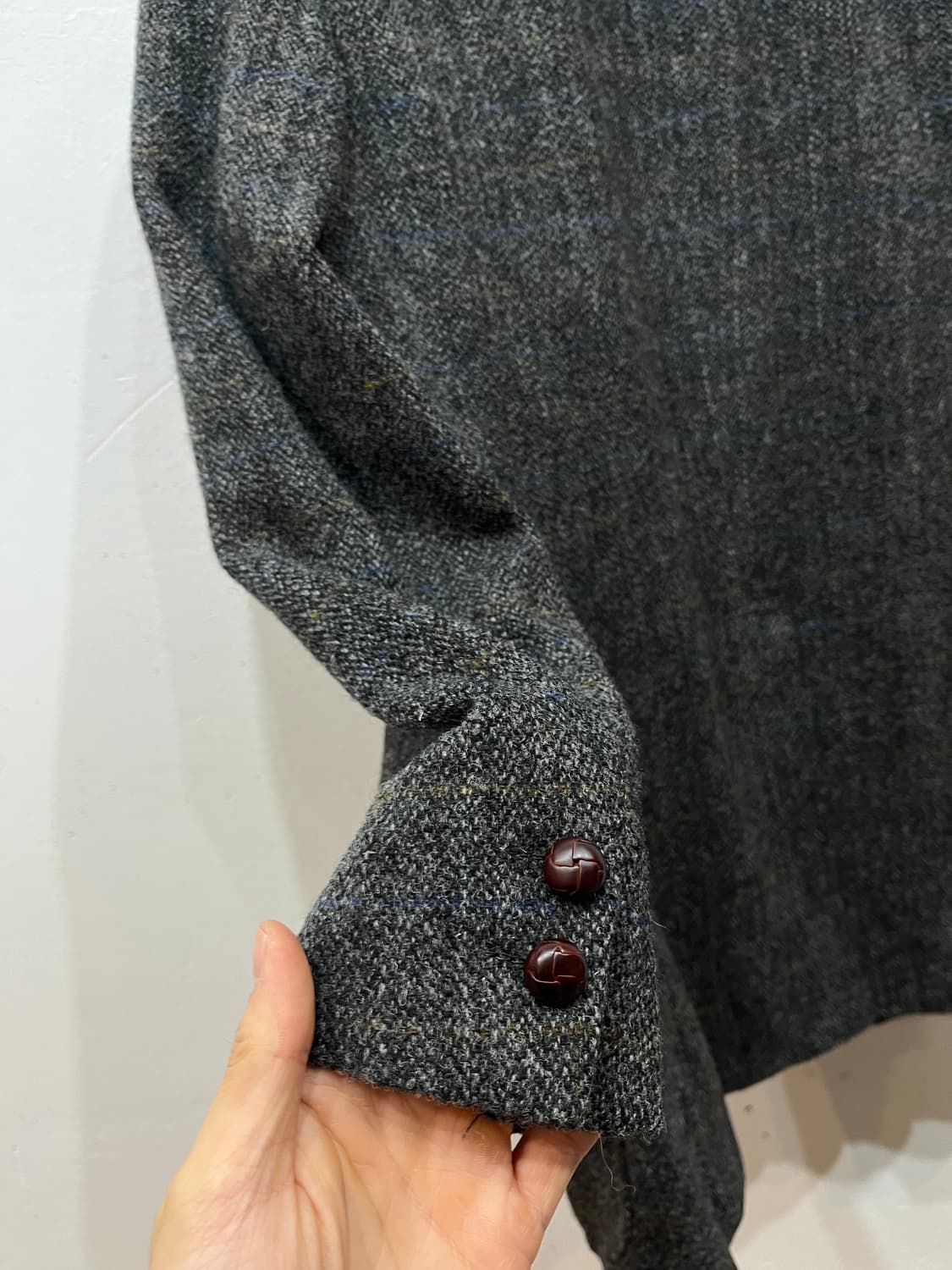 제이프레스 헤리스 트위드 울 블레이저 자켓 Made in JAPAN 상품이미지9