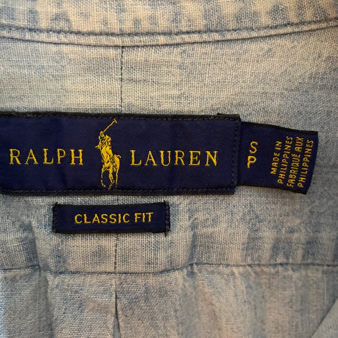 S 폴로랄프로렌 클래식핏 샴브레이 멀티 포니 셔츠 남방 상품이미지4
