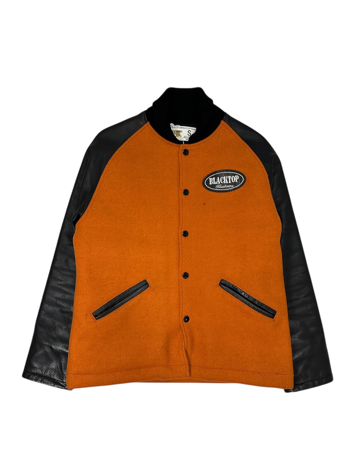 Russell Blacktop Varsity Jacket (Orange) 상품이미지3